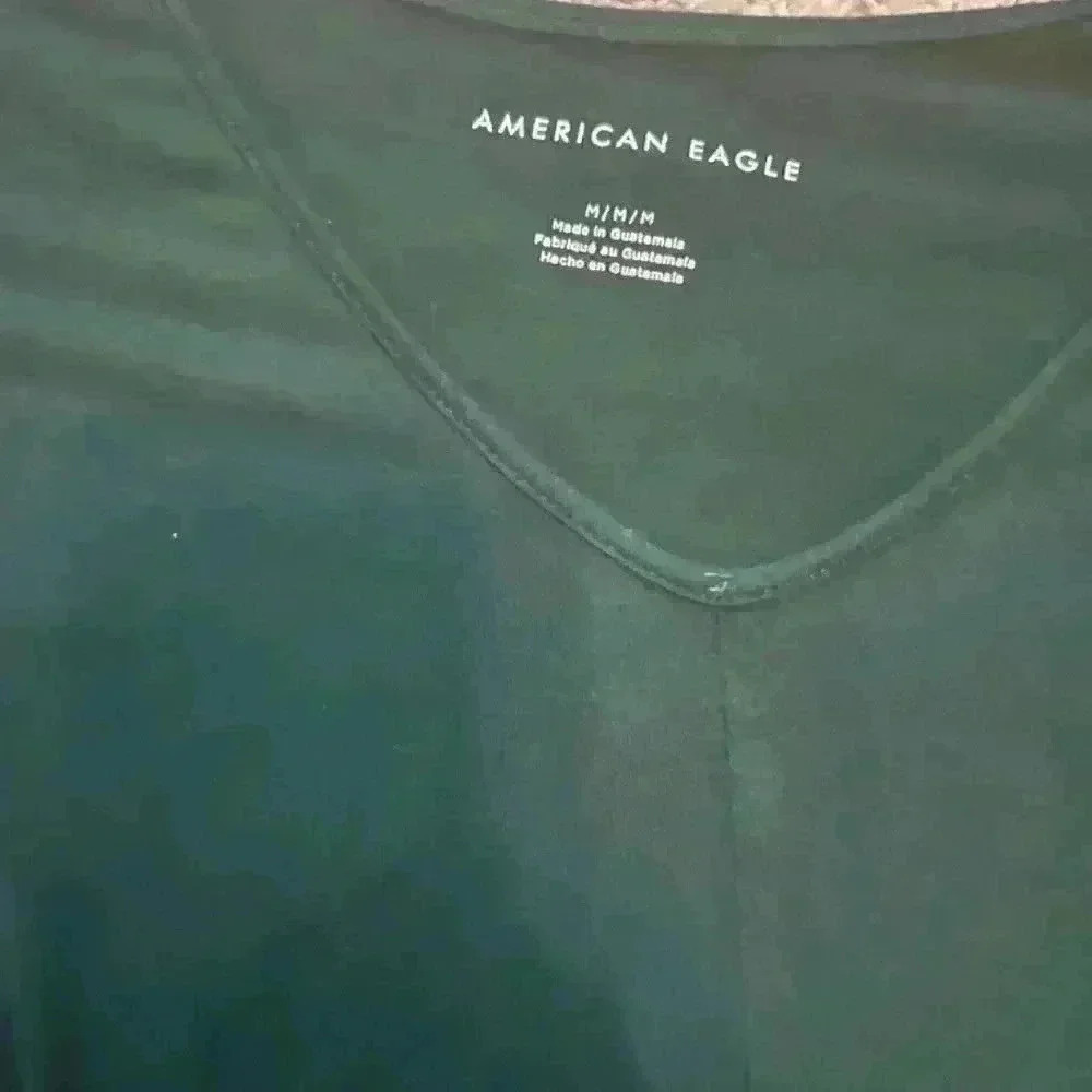 American Eagle Forest Green Blouse - Picture 2 of 2